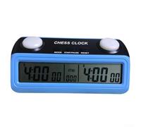 Honseadek Horloge numérique d'échecs avec grands boutons pour aller et échecs, paramètres réglables et compte à rebours double joueur pour tournois