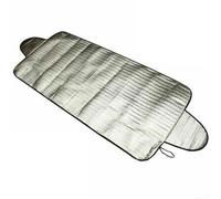 Honseadek Housse de pare-brise de voiture contre le gel et la neige - Protection de pare-brise extra épaisse à 4 couches avec revêtement en aluminium double face, imperméable et coupe-vent, protection