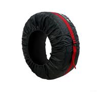 Honseadek Housse de roue de secours étanche à la poussière en tissu Oxford réglable avec poignée pour voitures, camions, SUV et remorques (210D-XL)