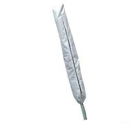Honseadek Housse de séchoir à linge pour extérieur - Housse de parapluie rotatif (argenté)