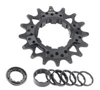 Honseadek Housse de volant d'inertie à vitesse unique 9 tours 1 (noir clair (16T))