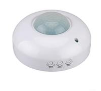 Honseadek Interrupteur Pir Motion 924 V à montage au plafond à 360 ° pour capteur de contrôle automatique du corps Sensibilité Détection de lumière humaine infrarouge AC 100240 V DC Compatible avec le