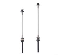 Honseadek Jeu de brochettes à dégagement rapide pour moyeu avant de 100 mm et arrière de 135 mm, axe de 5 mm avec levier en alliage de titane et pièces en aluminium 7075