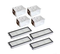 Honseadek Kit d'accessoires pour aspirateur robot Dreame L10s Ultra et X10+ avec 4 filtres HEPA et 4 sacs à poussière, grande capacité de 3,3 l