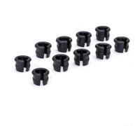 Honseadek Kit d'adaptateur de valve de 12 pièces pour conversion américaine à jante, bague de valve de vélo en plastique et insert d'alésage de jante pour roue de vélo
