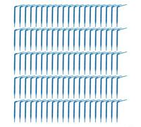 Honseadek Kit de 100 flèches d'irrigation goutte à goutte - Raccord coudé droit pour système d'irrigation de jardin à débit constant - Buse en plastique réglable pour agriculture