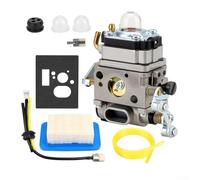 Honseadek Kit de carburateur pour souffleurs à dos série PB-500, remplacement A021001642 WLA-1 compatible avec moteur Echo 50,8 cc, filtre à air et conduite de carburant