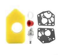 Honseadek Kit de diaphragme de carburateur avec filtre à air et ampoule d'amorçage pour petits moteurs, ensemble de joints de rechange pour 95900 96900 98900 10A900 495770 795083