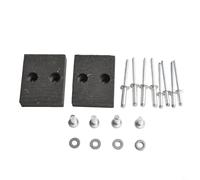Honseadek Kit de frein de pont pour modèles XT1, LT42, LX42 et CCC600 - 761-05007 amiante - Lot de 2 plaquettes de frein pour tondeuse à gazon