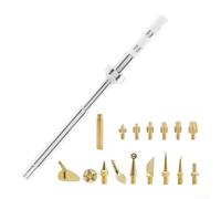 Honseadek Kit de pointes de fer à souder TS100 et 936 avec 17 têtes de gravure en laiton, impression 3D, gravure sur bois et bricolage en plastique
