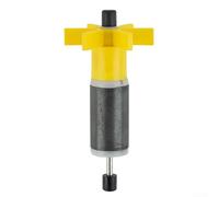 Honseadek Kit de remplacement de turbine de pompe submersible avec arbre double longueur en acier inoxydable roulement en céramique 6 lames pour système de circulation de l'eau