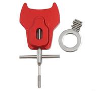 Honseadek Kit de retrait de goupille de roulement de bobine en alliage d'aluminium (rouge)