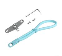 Honseadek Kit de support pour télécommande, dragonne antidérapante, réglable, construction en métal de silicone, boucle à dégagement rapide (bleu)