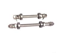 Honseadek Kit d'essieu avant et arrière à dégagement rapide avec roulements scellés 6000 pour VTT supportant des systèmes de 6 à 8 vitesses - Construction entièrement en acier (F+Rsans roulement SKU)