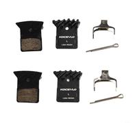 Honseadek L05A Plaquettes de frein à disque en résine pour Ultegra 105 GRX 2 pistons plats pour freins de vélo - Compatible ICE Tech