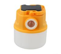 Honseadek Lampe solaire de camping LED pour l'extérieur avec chargement USB (jaune C52)