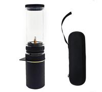 Honseadek Lanterne à gaz portable en métal pour camping, randonnée, pêche | Lumière d'ambiance réglable pour les voyages en randonnée, nécessite un allumage séparé (cartouche de gaz non incluse) pour