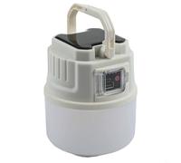 Honseadek Lanterne de camping solaire rechargeable avec chargement USB, lampe de tente LED zoomable, 4 modes, lampe d'extérieur étanche pour la randonnée et l'éclairage de stand de marché de nuit (C52