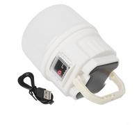 Honseadek Lanterne de camping solaire rechargeable avec chargement USB, lampe de tente LED zoomable, 4 modes, lampe d'extérieur étanche pour la randonnée et l'éclairage de stand de marché de nuit (C51