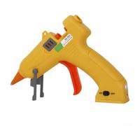 Honseadek Large application : pistolet à colle sans fil, jaune, batterie au lithium 3 7 V, manuel, fusion à chaud, réparation
