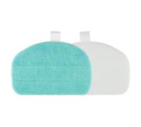 Honseadek Leifheit Lot de 2 tampons de rechange en microfibre pour nettoyeur vapeur Cleantenso Power 20 modèle 11940 Compatible avec tous les sols durs y compris les sols durs