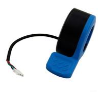 Honseadek Levier de commande de guidon de vélo électrique 3 broches étanche E Scooter Trigger Accélérateur 22,2 mm Noir ABS Gauche Droite