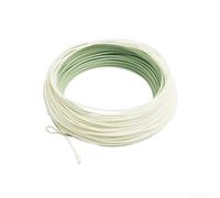 Honseadek Ligne principale de pêche à la mouche, WF6F/WF7F/WF8F/WF9F/WF10F en nylon pour la pêche en mer, 30,5 m, vert ou crème (WF6F)