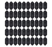 Honseadek Lot de 100 clips de terrasse composites - Fixation pour planches de terrasse, pas de vis visibles, fixations de terrasse, faciles à installer, résistantes aux intempéries et au gel