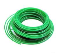 Honseadek Lot de 2 bobines de fil en nylon pour débroussailleuse - 2 mm x 15 m chacun - 30 m au total - Vert - Compatible avec la plupart des modèles de débroussailleuse de jardin