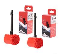 Honseadek Lot de 2 chambres à air de 40,6 cm pour valve de vélo 45 mm léger (349 1,0-1 3/8) 65 mm