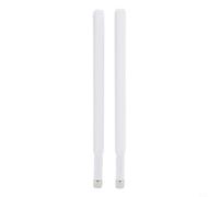 Honseadek Lot de 2 connecteurs externes 4G LTE 5dBi pour modem routeur B880 B315 B310 B525 B535 B593 E5186 698-2700 MHz Polarisation verticale (blanc)