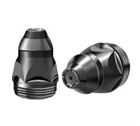 Honseadek Lot de 2 électrodes de hafnium avec ouverture de 1,5 mm, buse de 27 x 17,7 mm pour découpe de ferraille, 2 buses d'électrode de coupe plasma