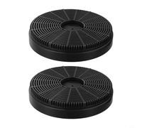 Honseadek Lot de 2 filtres à charbon actif pour hotte de cuisine 150 x 30 mm