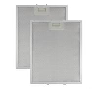 Honseadek Lot de 2 filtres en aluminium pour hotte aspirante en maille métallique - Système de filtration à 5 couches pour hotte de cuisine