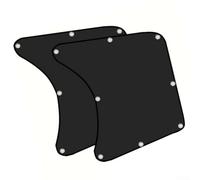 Honseadek Lot de 2 pare-soleil de voiture pour pare-brise avant latéral - Rideaux occultants compatibles avec la plupart des véhicules - Convient à l'intérieur de camion et de voiture