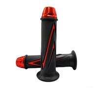 Honseadek Lot de 2 poignées de guidon en caoutchouc pour motos et VTT, antidérapantes et ergonomiques pour la plage tout-terrain, s'adaptent à la plupart des guidons, jaune (rouge)