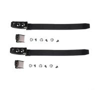 Honseadek Lot de 2 sangles de rechange réglables pour patins à roues alignées avec boucle, pince, vis et écrous - Pour homme, femme, enfant