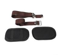 Honseadek Lot de 2 sangles pour cloison sèche confortables avec sangles en nylon modifiables et doublure en coton perlé doux compatible avec la plupart des échasses 2 pièces et coussinets