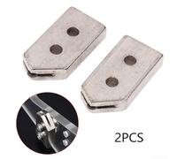 Honseadek Lot de 2 têtes de coupe de rechange pour coupe-bouteilles en verre, compatibles avec les outils de bricolage, épaisseur de 2 à 10 mm, lame pour projets faits à la main (argent)