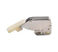 Honseadek Lot de 2 verrous automatiques à ressort pour portes d'armoires et d'armoires - Acier laminé à froid avec rouleau en nylon