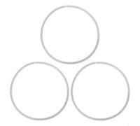 Honseadek Lot de 3 bandes de ponceuse N430442, compatibles avec les ponceuses CMEW231, DCW210B, DCW210P1, DWE6420, DWE6421, bandes de rechange en caoutchouc blanc