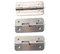 Honseadek Lot de 3 charnières de refroidissement en acier inoxydable avec vis, pièces de rechange compatibles avec les refroidisseurs rectangulaires Igloo de 25 à 165 litres, acier 304 résistant à la