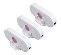 Honseadek Lot de 3 mini déshumidificateurs électriques portables pour un usage domestique, rechargeable par USB pour placards, armoires et espaces humides