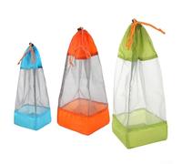 Honseadek Lot de 3 sacs de rangement légers en maille pour le camping