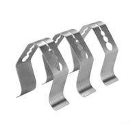 Honseadek Lot de 3 supports de sonde de barbecue en acier inoxydable pour Weber, Maverick, iGrill APP et MeasuPro - Clips de sonde de barbecue avec 3 tailles de trou réglables, 41,5 mm