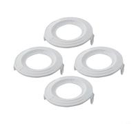 Honseadek Lot de 4 bobines de rechange 793 x 237 mm pour débroussailleuse Fse52 Fsa57 Fsa30 Fil 32 fils Capuchon en plastique blanc Entretien pelouse jardin C