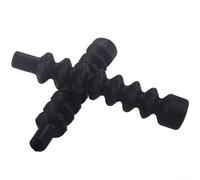 Honseadek Lot de 4 guêtres anti-poussière en caoutchouc pour câble de frein V-Brake - Protection de câble de frein pour freins avant et arrière - Noir