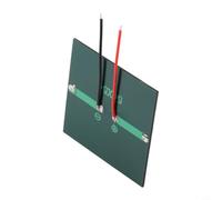 Honseadek Lot de 5 panneaux époxy polysilicium 0,45 W 3 V 54 x 54 mm Revêtement solaire avec modules photovoltaïques noirs pour chargement de camping-car (batterie d'extérieur pour camping