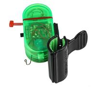 Honseadek Lot de 6 détecteurs de touche de pêche avec son et flash, alarme de pêche électrique avec lumière LED, alerte de morsure de poisson 80 dB, indicateur de canne étanche, lot de 6 (plastique