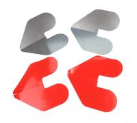 Honseadek Lot de 6 protections d'arc en acier inoxydable pour bateaux avec coussinet de quille résistant aux rayures, facile à installer